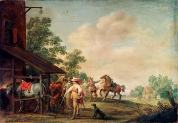 Eine Schmiede, 1648