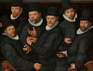 Sechs Vorsteher der Tuchmacherzunft, Amsterdam, 1599