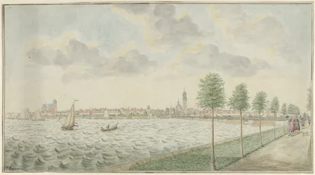 Ansicht von Kampen von der Flussseite