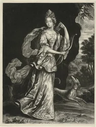 Anne Catharine Mouy, Gräfin von Broglia, als Göttin Diana