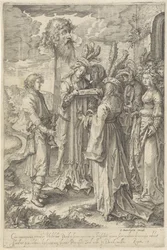 David mit dem Kopf von Goliath