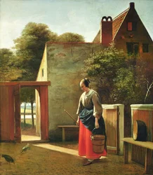 Der Diener im Hof, um 1660
