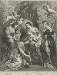 Christuskind krönt Hl. Katharina