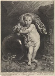Christuskind mit Reichsapfel