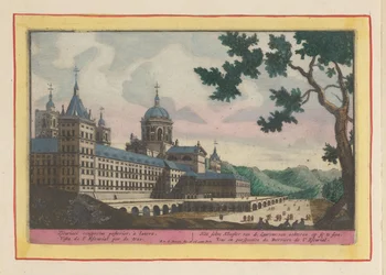 Ansicht der Rückseite des Escorial
