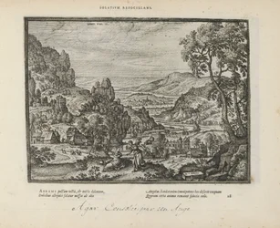Landschaft mit Hagar und dem Engel