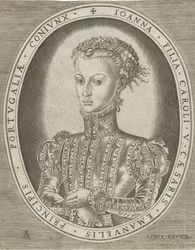 Porträt von Johanna von Habsburg