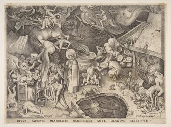 St. Jakob und der Magier Hermogenes aus Die Geschichte des Magiers Hermogenes, 1565