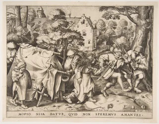 Die schmutzige Braut oder die Hochzeit von Mopsus und Nisa, 1570