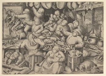 Die fette Küche, 1563