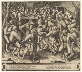 Der Bauernhochzeitstanz, nach 1570