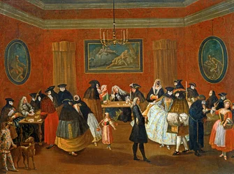 Das Ridotto: Maskeradeszene