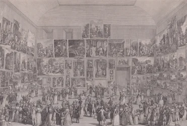 Ausstellung im Salon du Louvre im Jahr 1787