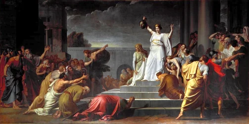 Judith hält den Kopf von Holofernes