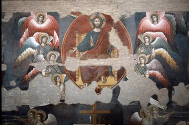 Das Jüngste Gericht Christus triumphierend. (Detail) - Fresko