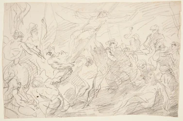 Studie für die Erhebung des Kreuzes