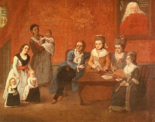 Die Familie Michiel, ca. 1780