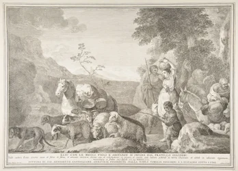 Esau und seine Familie trennen sich von Jakob, 1743-63