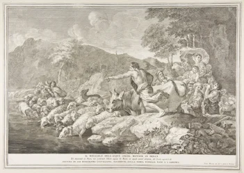 Das Wunder des bitteren Wassers, das süß gemacht wurde Il Miracolo delle Acque Amare Mutate in Dol..., 1743-63