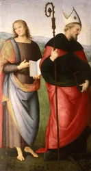 St. Johannes der Evangelist und St. Augustinus von Hippo, ca. 1502-21