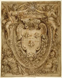 Wappen von Don Taddeo Barberini, Prinz von Palestrina