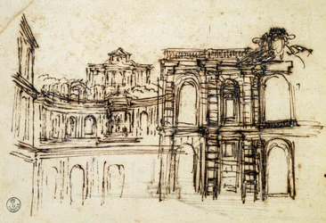 Studie für das Theater im Palazzo Pitti in Florenz