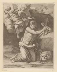 Der heilige Hieronymus in der Wüste