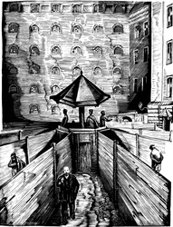 Illustration aus dem Buch Lenins Leben, 1936