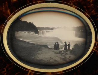 Szene an den Niagarafällen