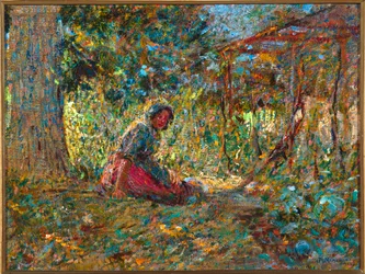 Im Garten, um 1891