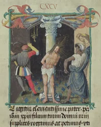 Ms Czart fol. CXCV Geißelung Christi, ca. 1510