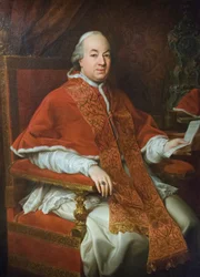 Porträt von Pius VI. Braschi