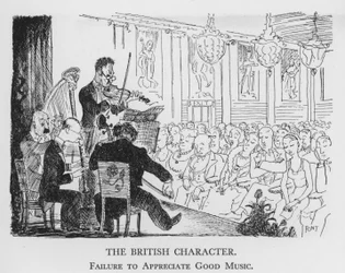Der britische Charakter, Unfähigkeit, gute Musik zu schätzen