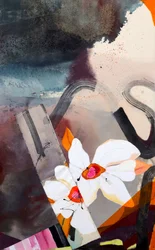 Lebendige Abstrakte Blumen