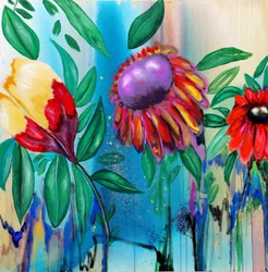 Lebendige Blumenblüte