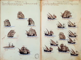 Manuskriptseite: Denkwürdigkeiten der Armadas von Portugal unter König Manuel I.