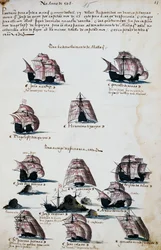 Schiffe von Seeexpeditionen zur Entdeckung von Malakka