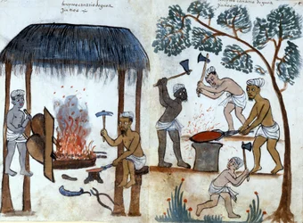 Die primitive indische Metallurgie. Portugiesisches Manuskript des 16. Jahrhunderts. Rom, Bibl. Casanatense.