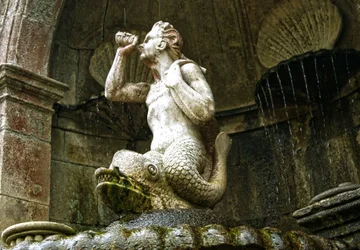 Tritonbrunnen, Santuário de Nossa Senhora dos Remédios, Lamego, Portugal 1738
