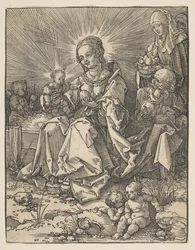 Die Madonna auf einer grünen Wiese, 1526