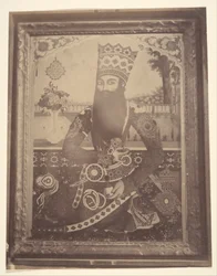 [Fath-Ali Shah, Gemälde, das einst Hmah [] Saula, dem Onkel des Königs, gehörte]