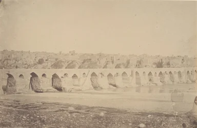 [Die Brücke bei Dizfoul], 1840er-60er