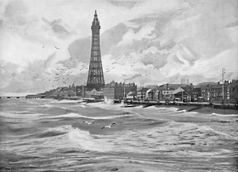 Blackpool, mit seinem Eiffelturm, ca. 1896