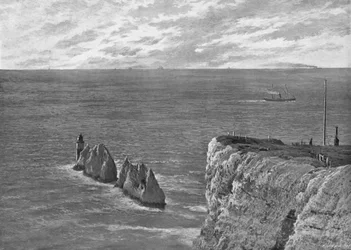 Die Nadeln, Isle of Wight, um 1896