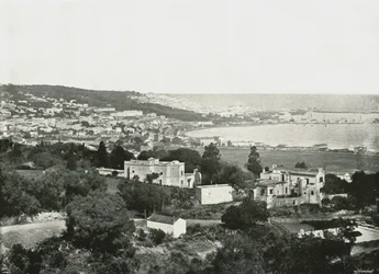 Blick vom Mustafa, Algier, Algerien, 1895