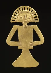 Figürlicher Anhänger, ca. 700-1000 (Gold)