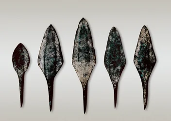 Argarische Kultur: Pfeilspitzen (Metall)