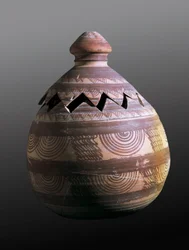 Urne aus der Eisenzeit der iberischen Zivilisation. Aus Galera (Granada)