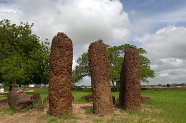 Urgeschichte: Megalithischer Steinkreis von Wassu, Gambia (Foto)