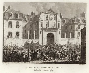 Plünderung des Hauses von St. Lazare